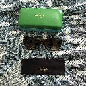 Kate Spade 'Ailey' Tortoise Polarized Sunglasses